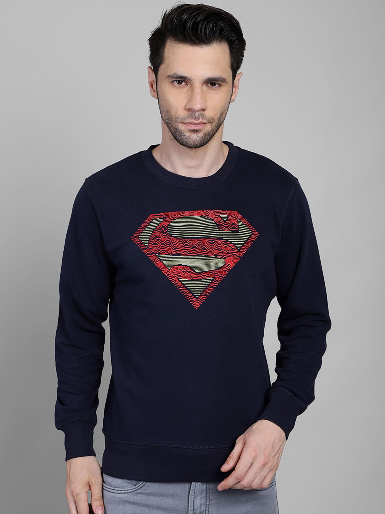 superman featured sweatshirt for men