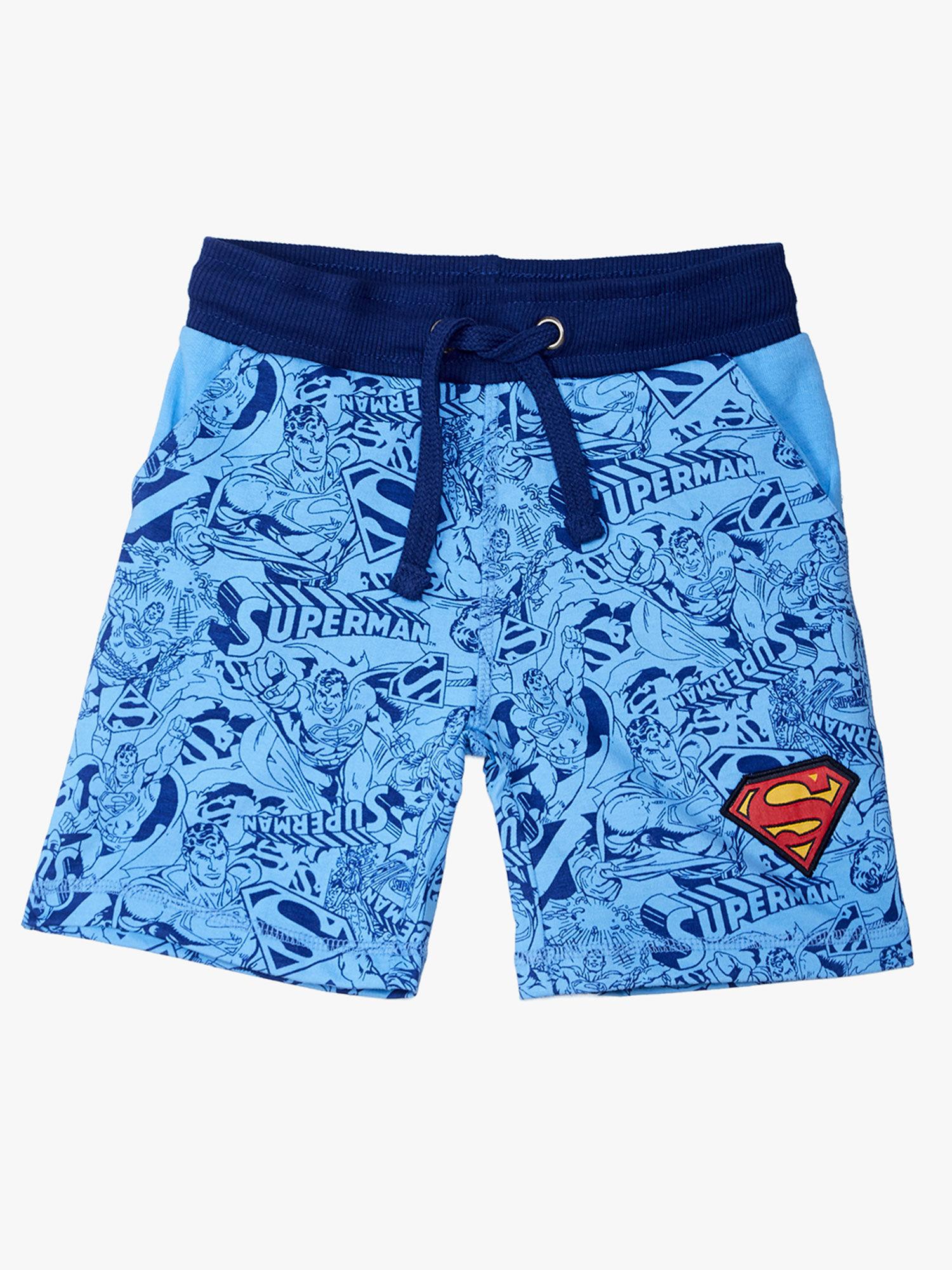 superman blue shorts