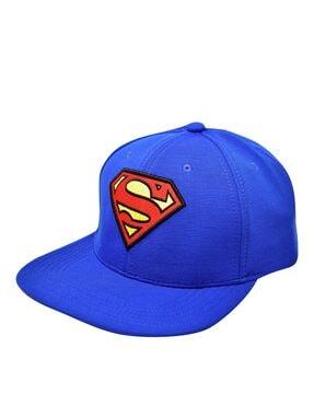 superman embroidered snapback cap