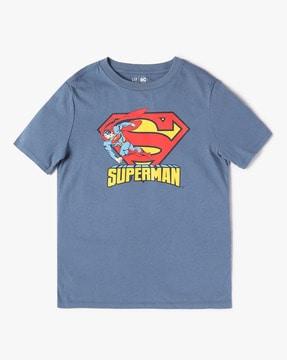 superman graphic print t-shirt