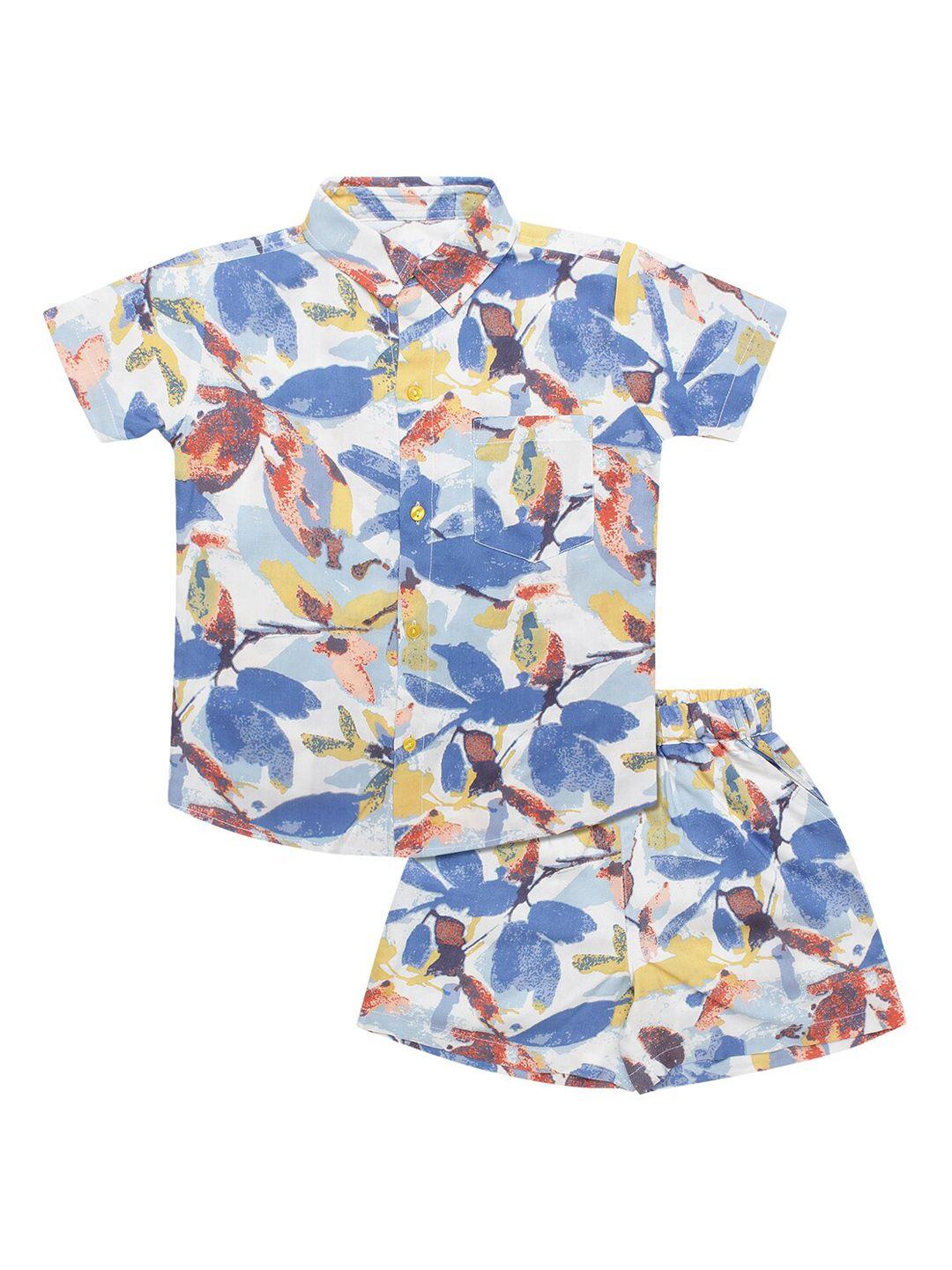 superminis-boys-floral-printed-shirt-with-shorts