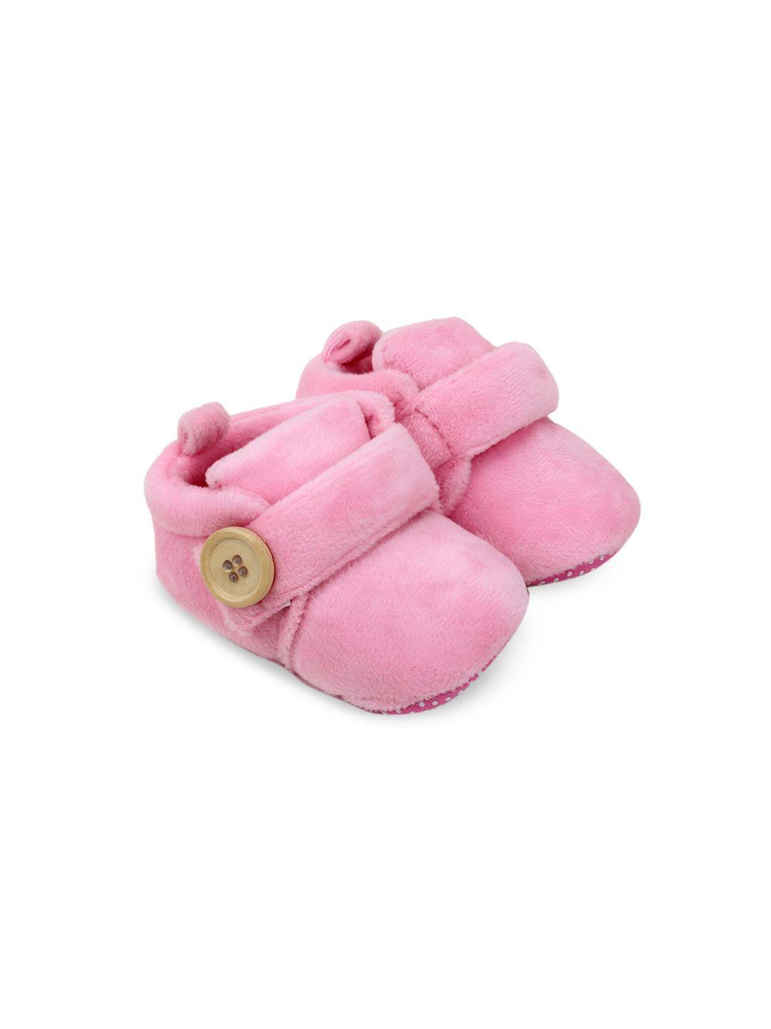 superminis infant cotton fur booties