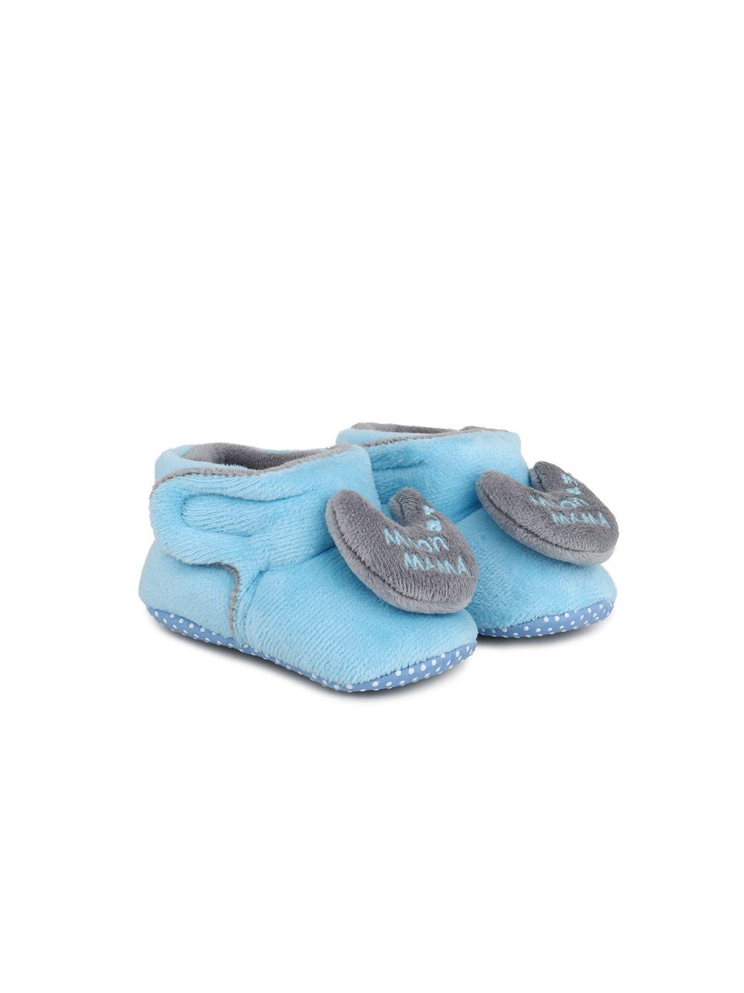 superminis infants moon mama embroidered cotton booties