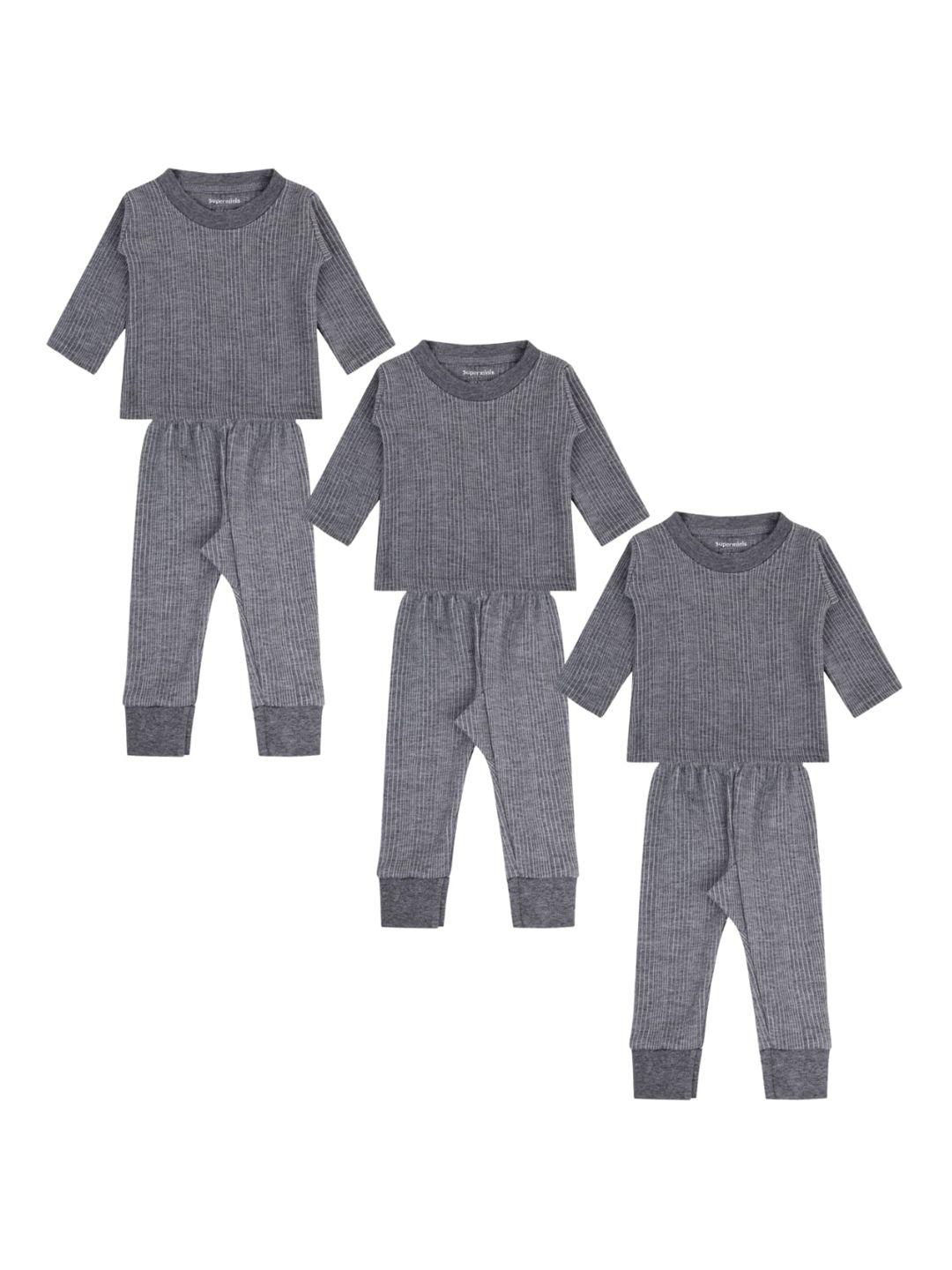 superminis infants ribbed cotton thermal set