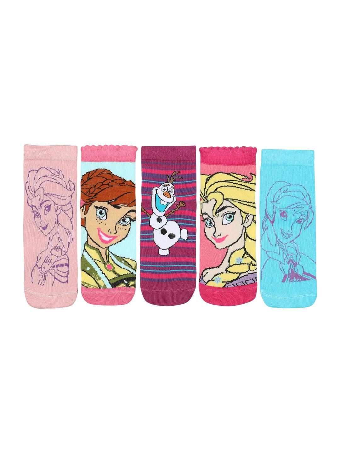supersox girls pack of 5 patterned socks