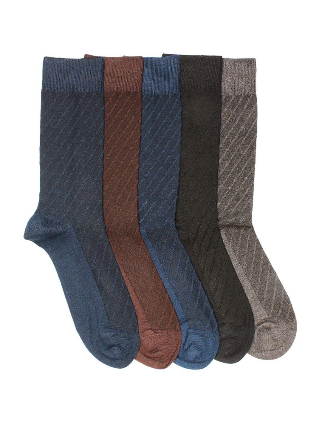 supersox men pack of 5 above ankle-length socks