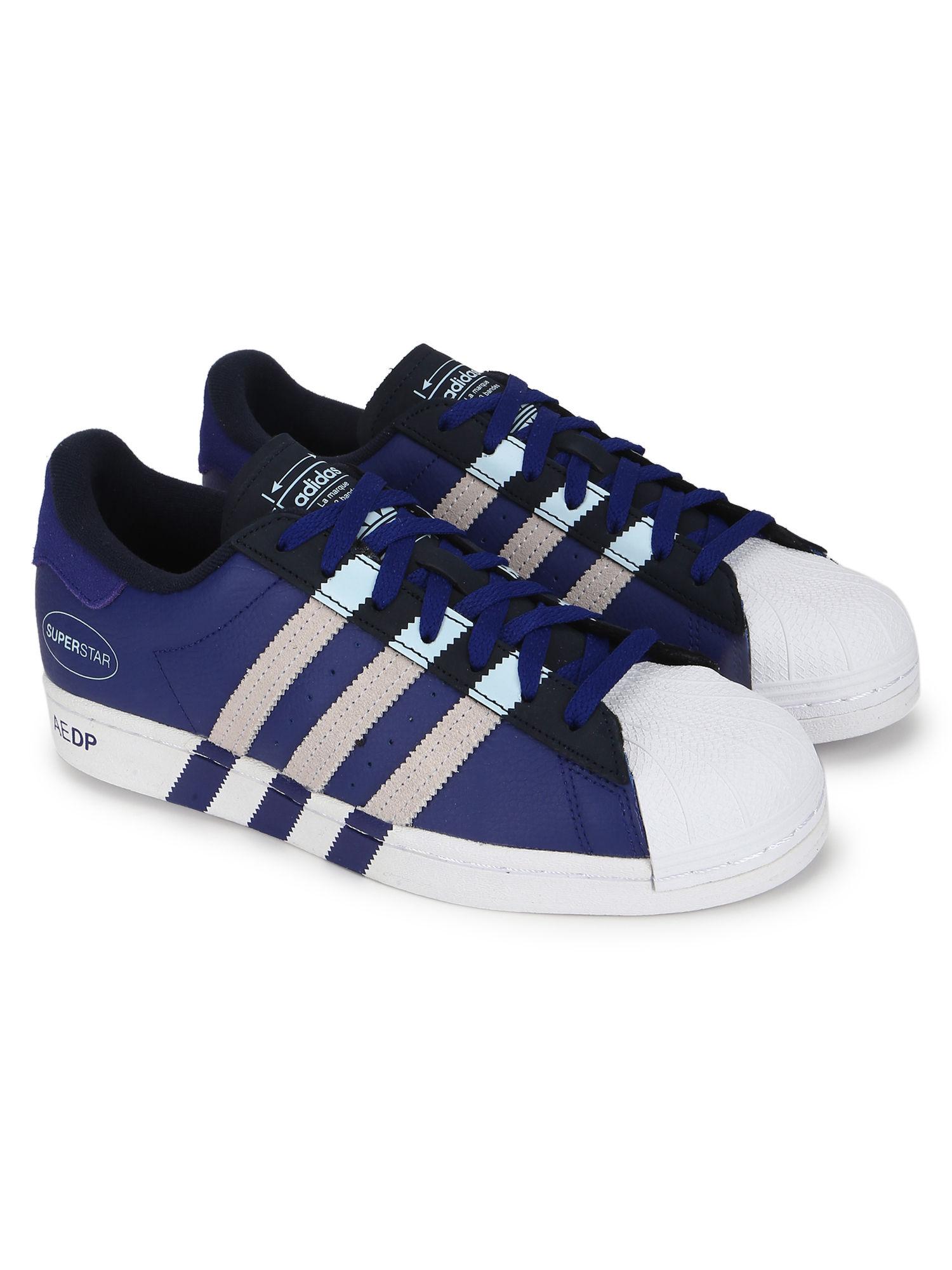 superstar blue casual sneakers
