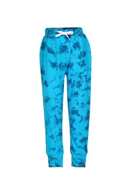 superyoung kids blue printed joggers