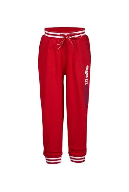 superyoung kids red solid joggers