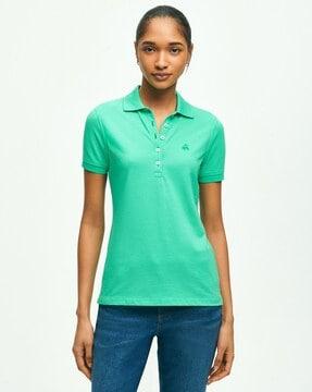 supima cotton stretch pique polo shirt