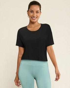 supima cotton the softest boxy crop t-shirt