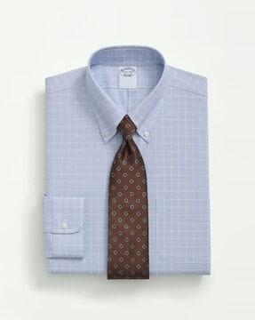 supima ni pbd windowpane dress shirt