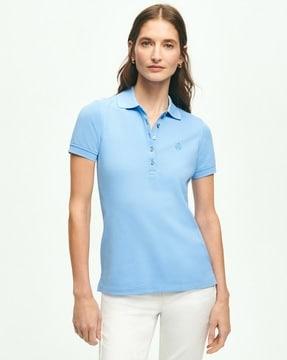 supima stretch pique polo shirt