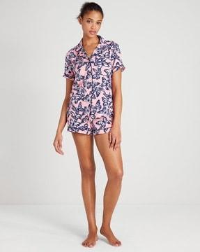 surf shack short pyjama set