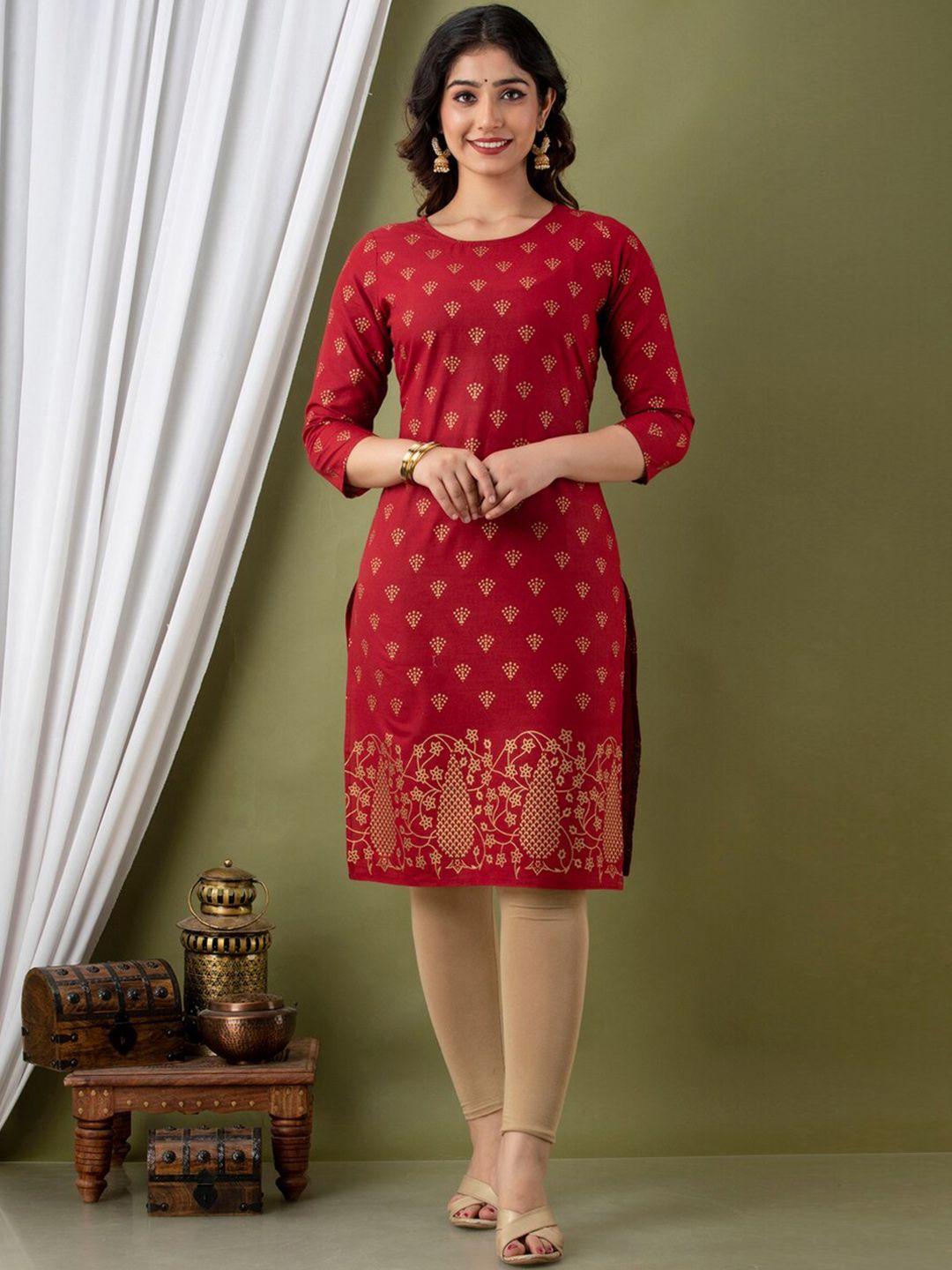 surhi ethnic motifs printed kurta