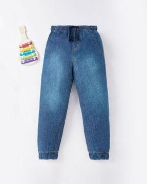 sustainable denim jogger jeans