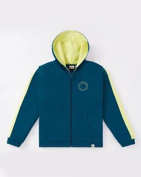 sustainable hooded jacket
