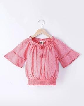 sustainable bell sleeves top