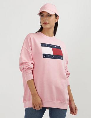 sustainable brand print sweater