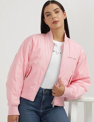 sustainable classic bomber jacket