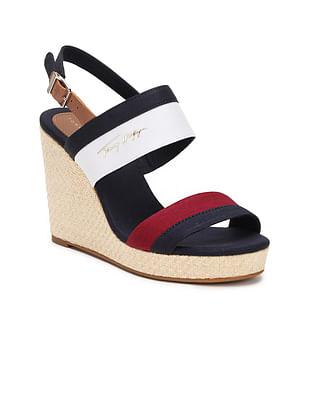 sustainable corporate wedge sandals