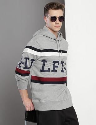 sustainable horizontal stripe sweatshirt