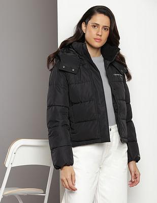 sustainable monologo puffer jacket