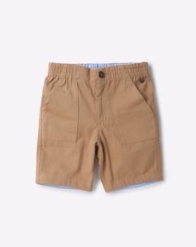 sustainable shorts with elasticated waist