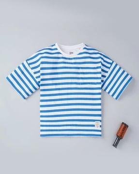 sustainable striped t-shirt