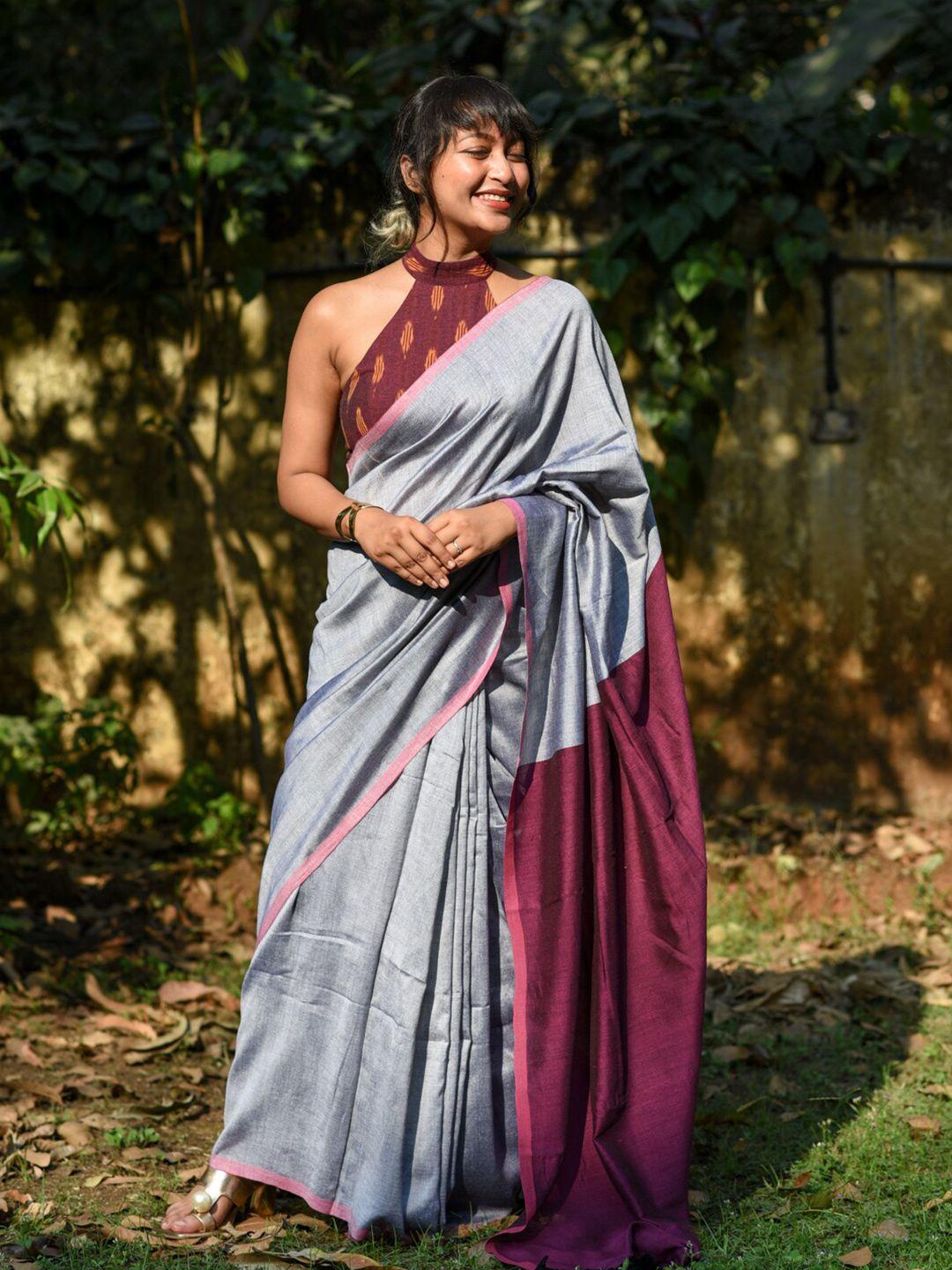 suta cotton blend  saree