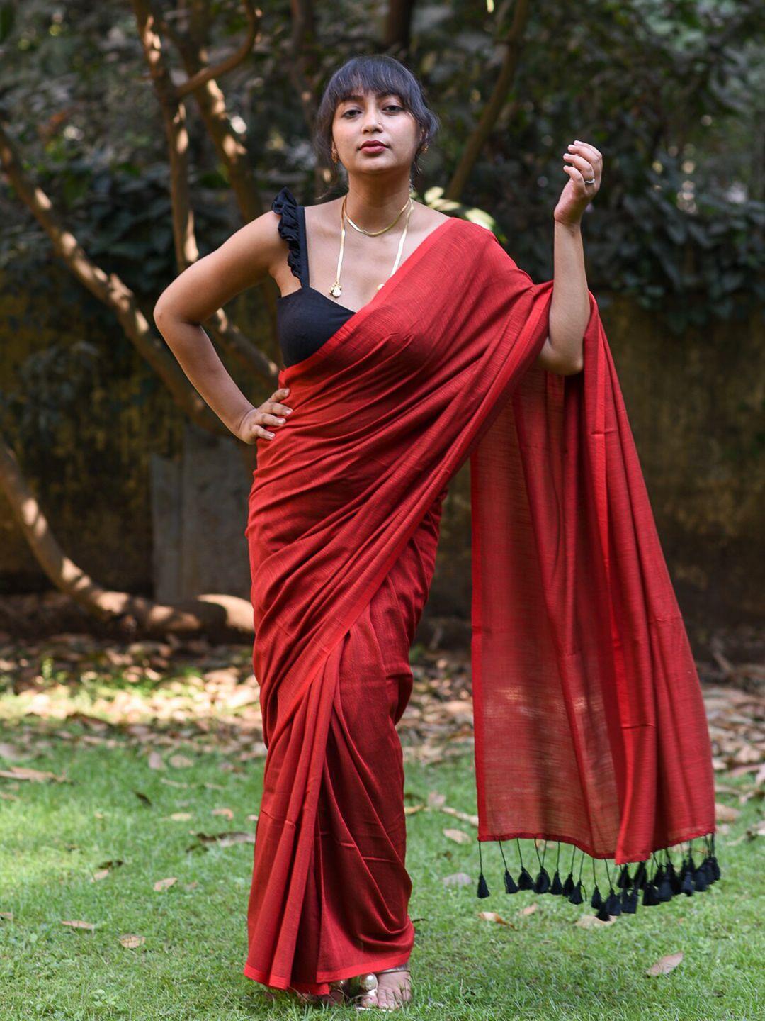 suta cotton blend saree