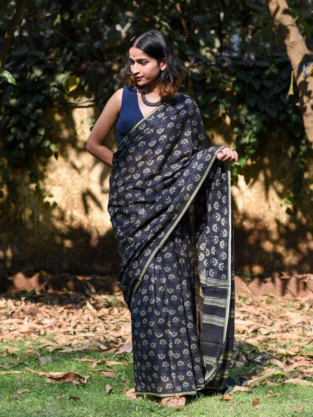 suta floral pure cotton saree