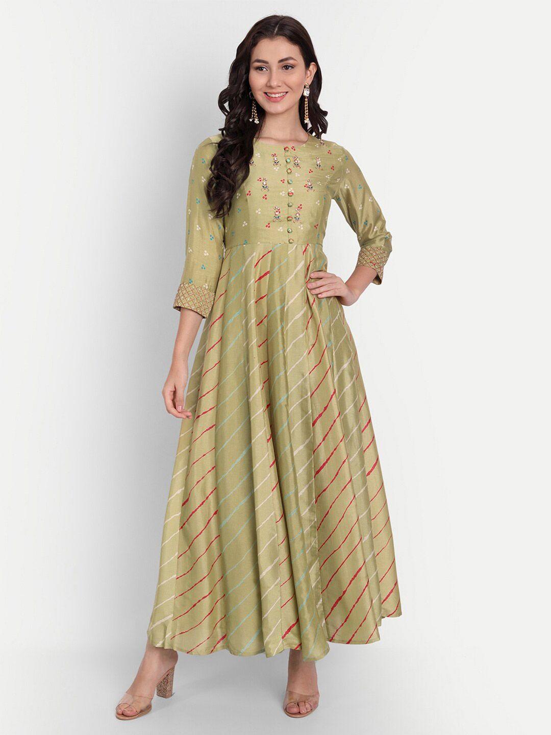 suti ethnic motifs ethnic silk maxi dress