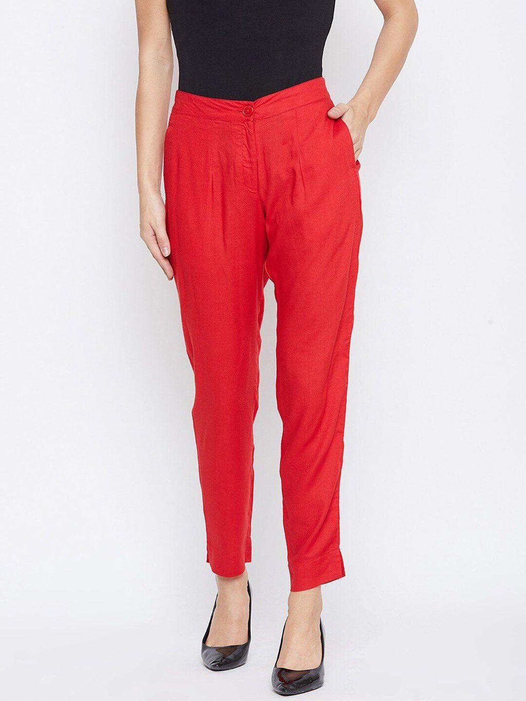 suti women red trousers
