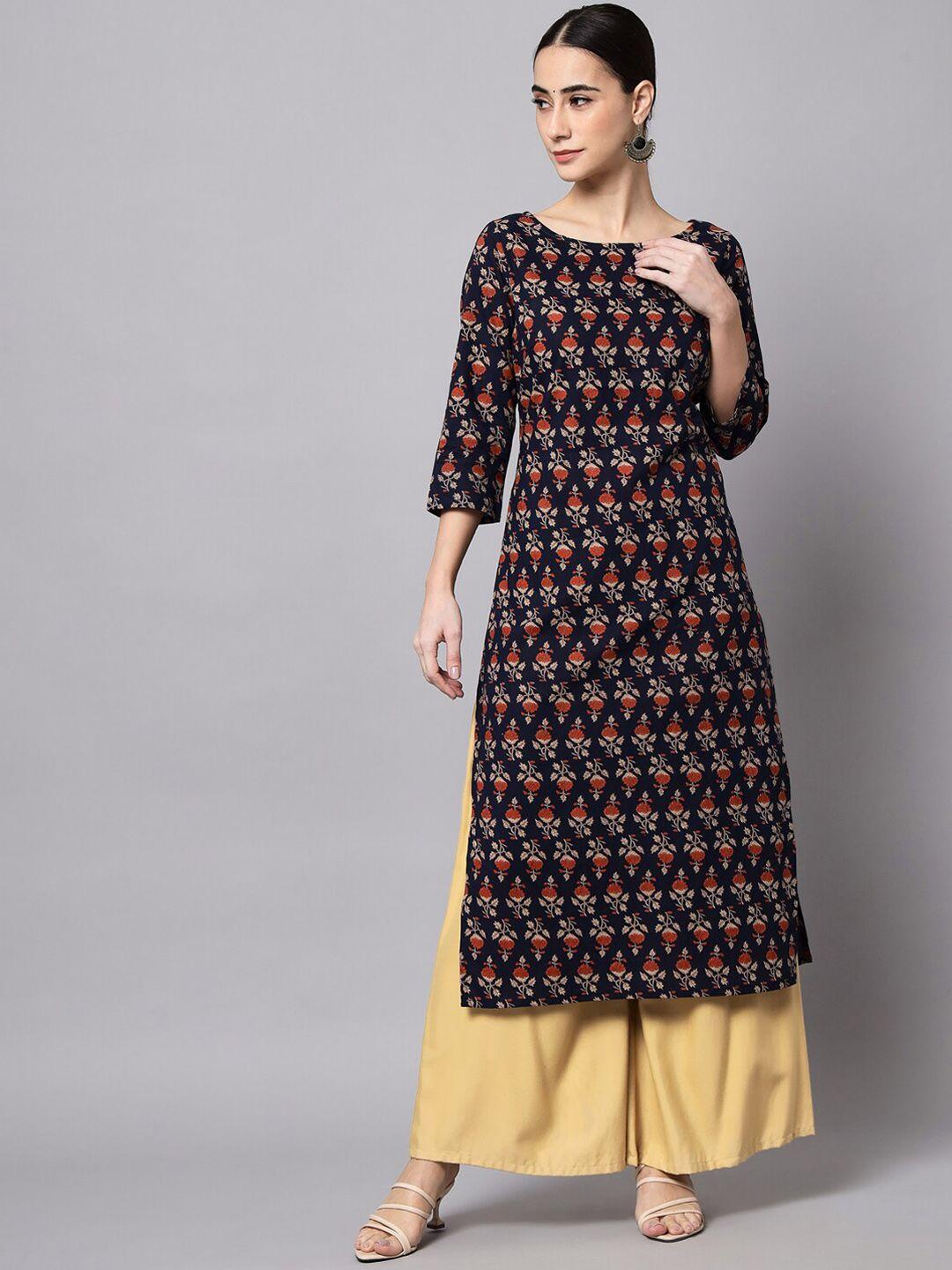 sutidora women ethnic motifs printed cotton kurta