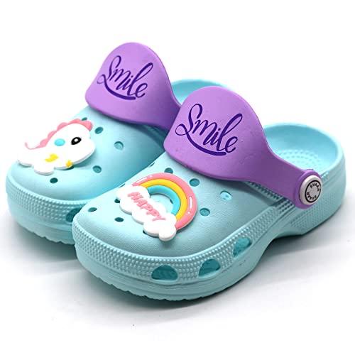 svaar unisex-child sea blue clogs - 5 kids uk