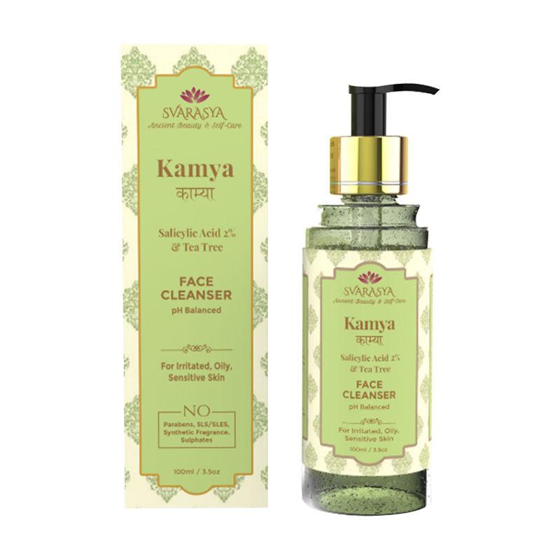 svarasya kamya salicylic acid 2% & tea-tree face cleanser