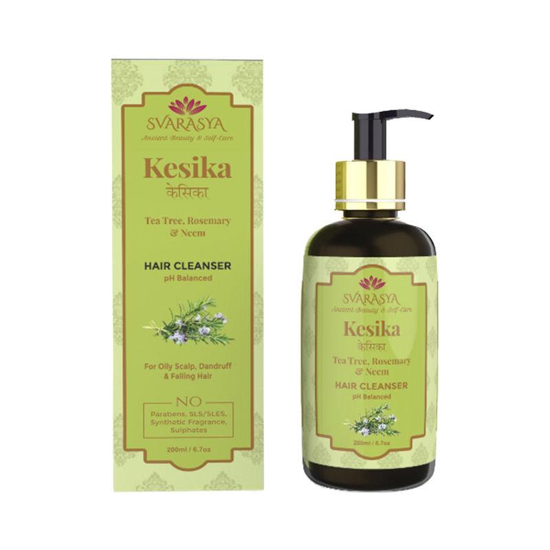 svarasya kesika tea tree, rosemary & neem hair cleanser