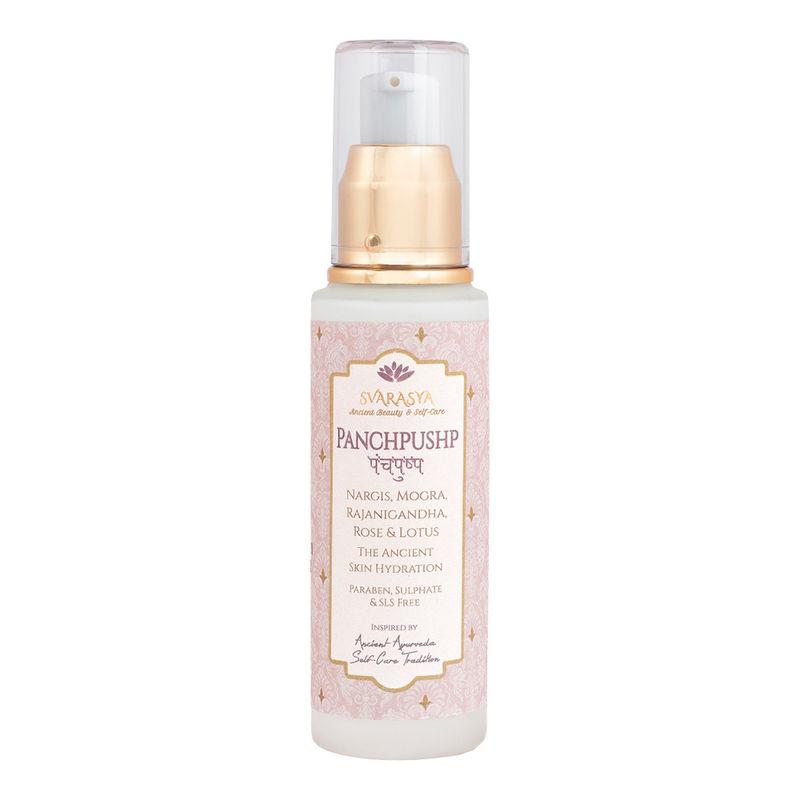 svarasya panchpushp nargis, mogra, rajanigandha, rose & lotus moisturizer cream