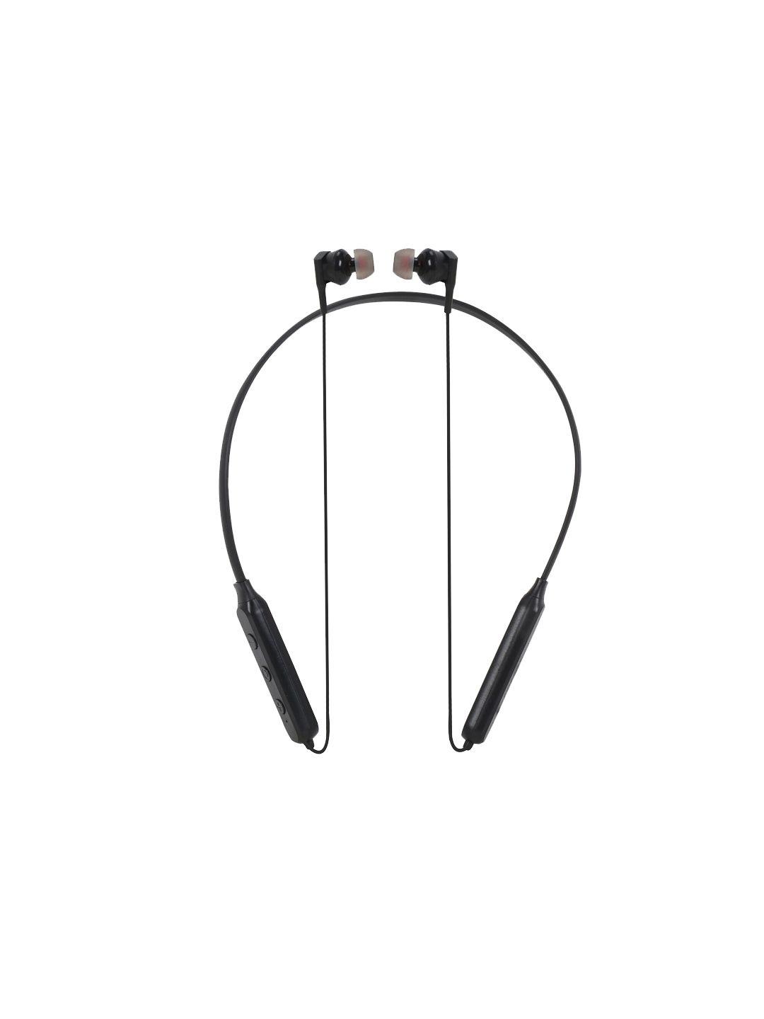swagme black dual tone wireless neckband earphone with bluetooth
