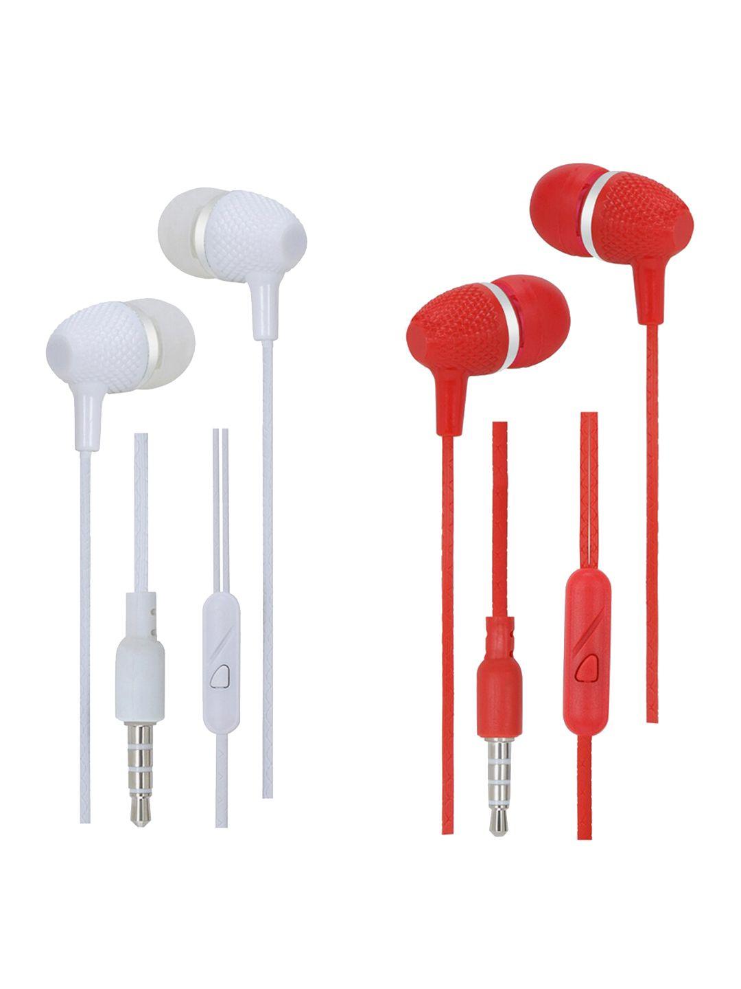 swagme set of 2 boomdhoom ie009 in-ear wired earphones