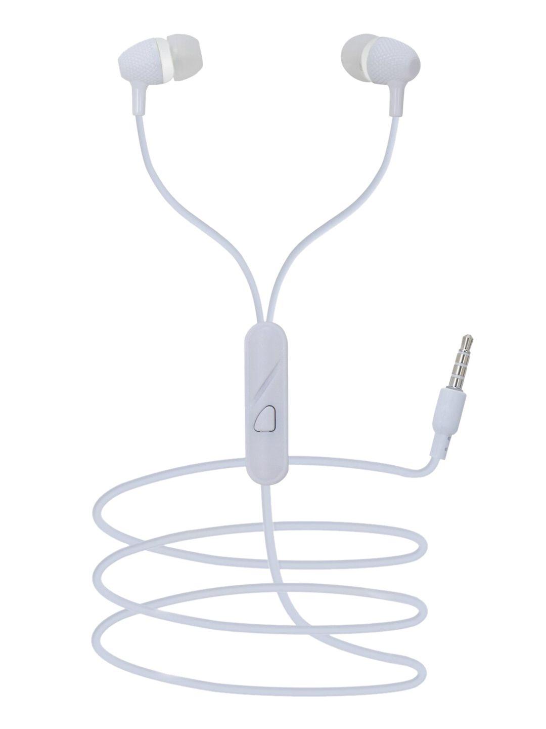 swagme white ie009 in-ear wired earphones with mic