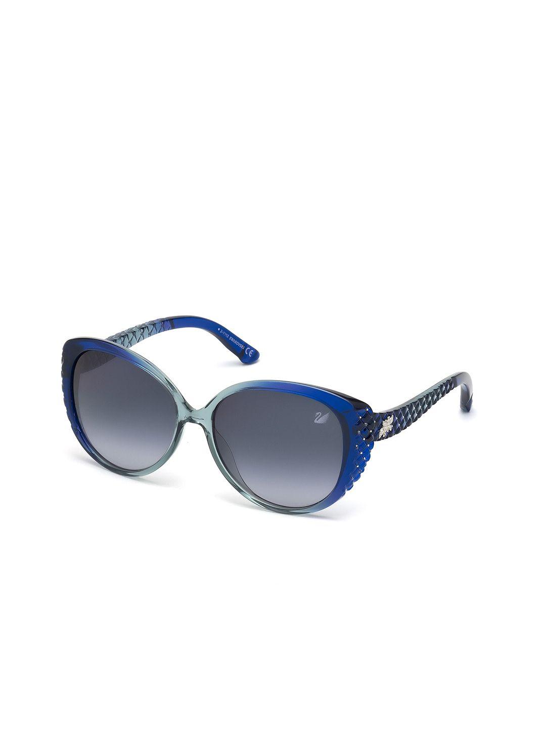 swarovski women blue sunglasses sk0068 58 90w-blue