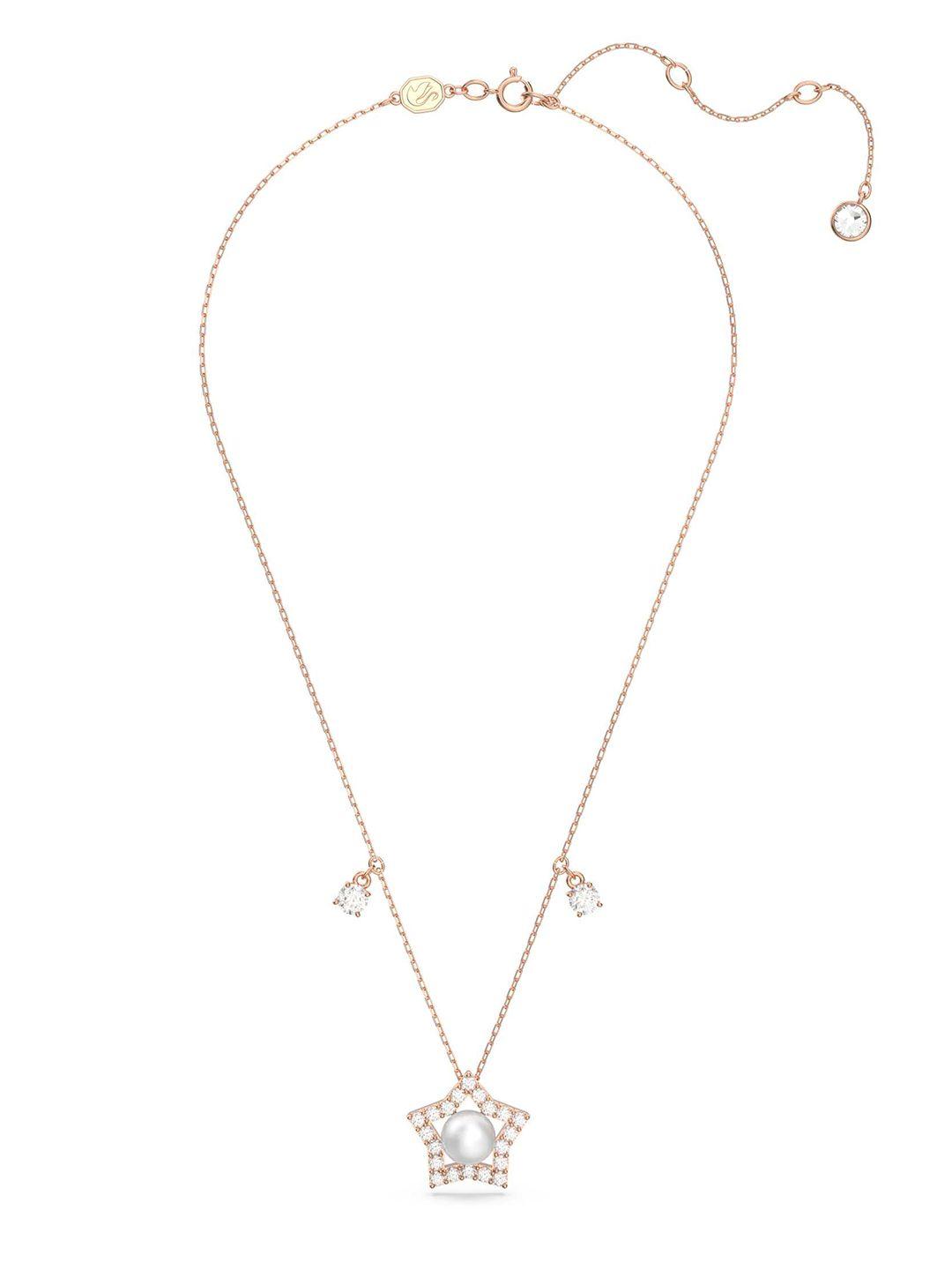 swarovski women white necklace and chains
