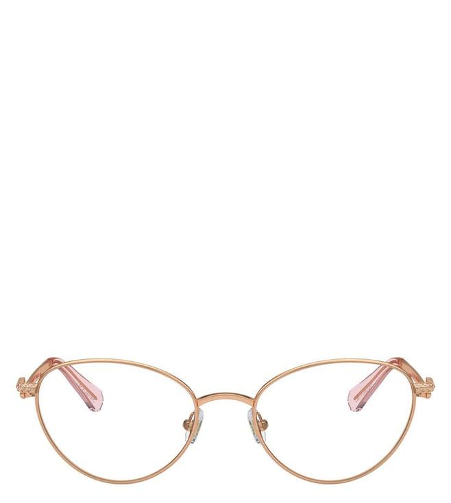 swarovski 0sk1002401451 pink science of industry oval eye frames for women