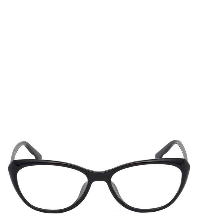 swarovski black sk5172 55 001 cat eye frames for women