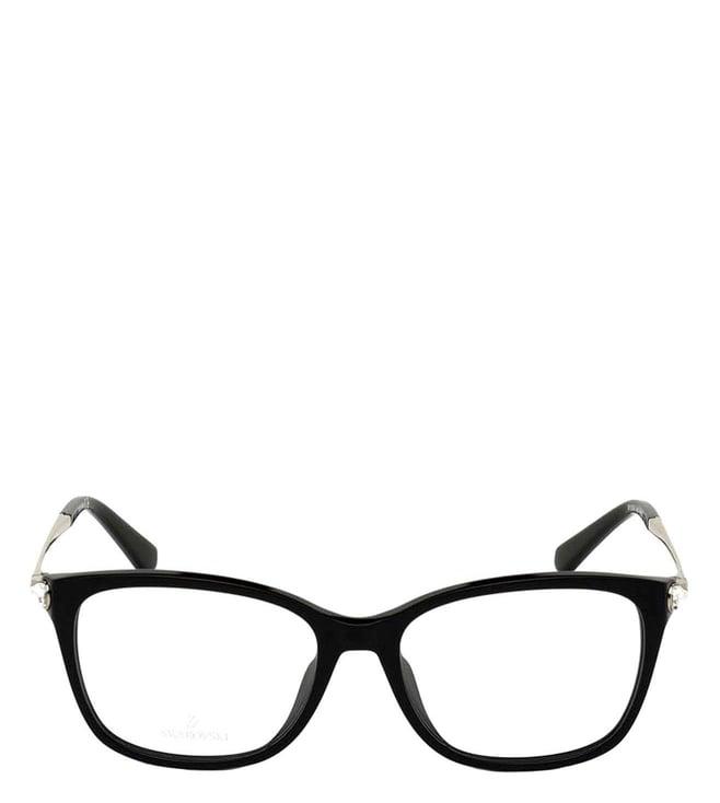 swarovski black sk5350 square eye frames for women