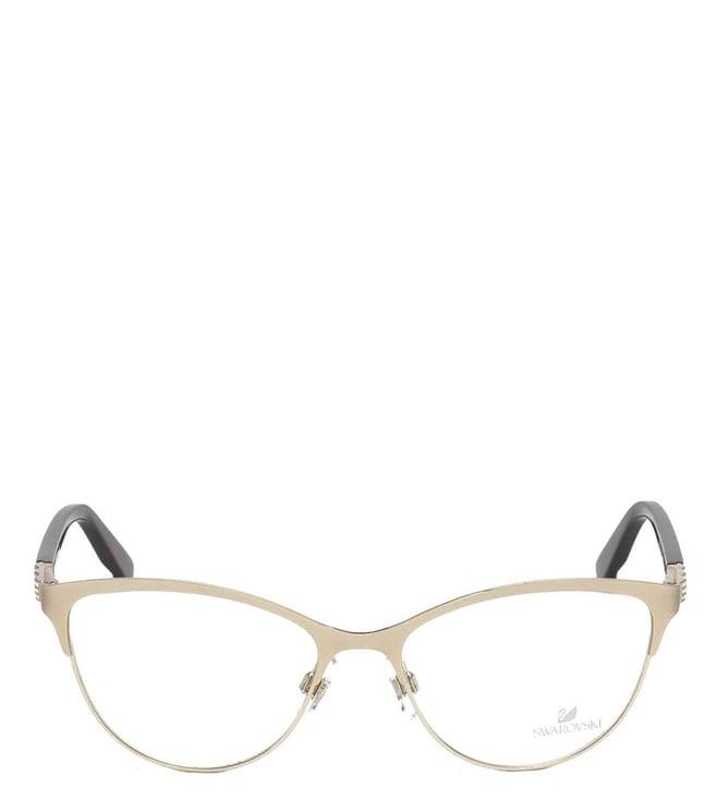 swarovski gold sk5168 cat eye frames for women