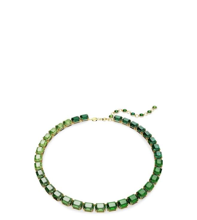 swarovski green millenia all ard necklace