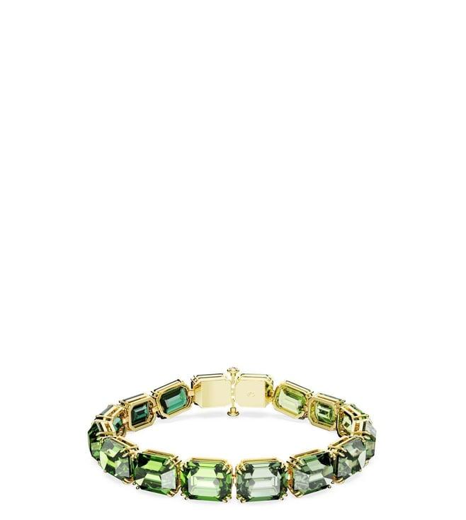 swarovski green millenia bracelet